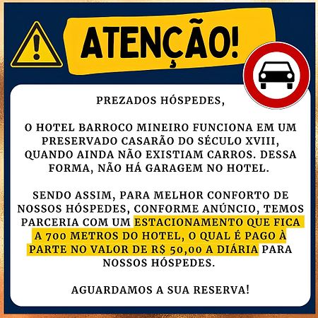 Hotel Barroco Mineiro Ouro Preto  Zewnętrze zdjęcie